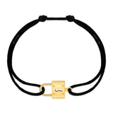 Bracelet Cadenas Grand Modèle sur cordon Or Jaune