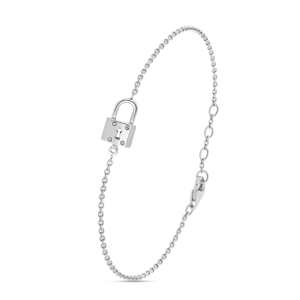PULSERA DE CANDADO PEQUEÑO CON CADENA