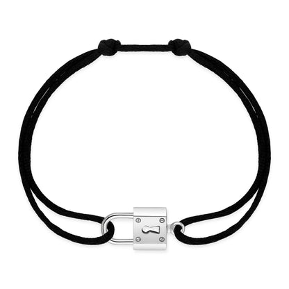 BRACELET CADENAS SUR CORDON GRAND MODÈLE