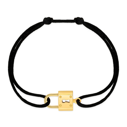 BRACELET CADENAS SUR CORDON GRAND MODÈLE