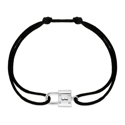 BRACELET CADENAS SUR CORDON MOYEN MODÈLE
