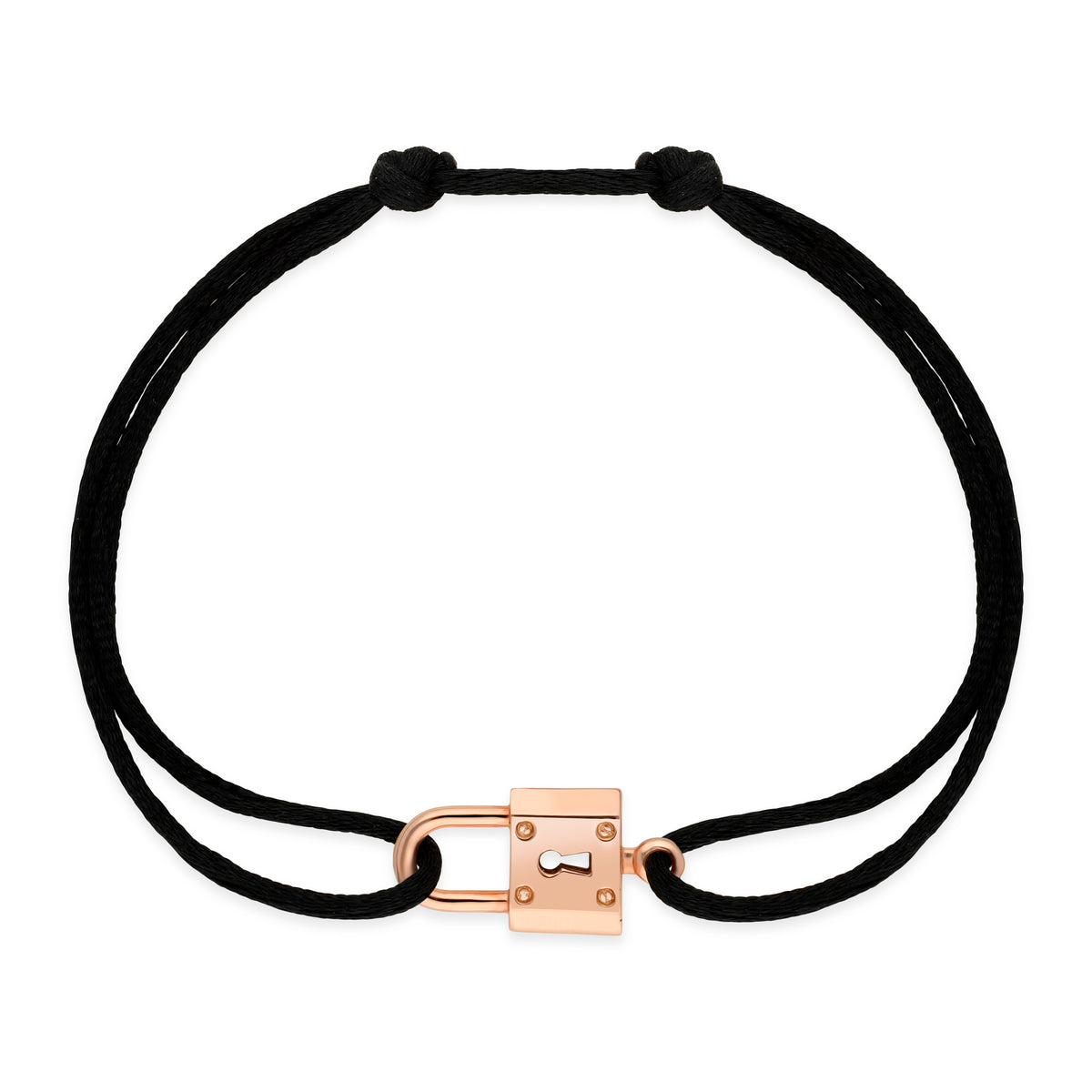 BRACELET CADENAS SUR CORDON MOYEN MODÈLE