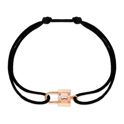 BRACELET CADENAS SUR CORDON MOYEN MODÈLE