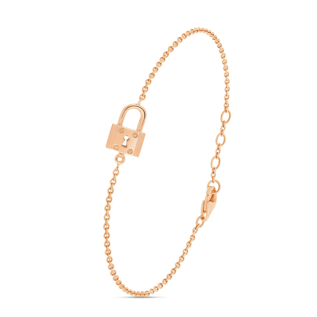 Bracelet Cadenas mini modèle sur chaîne Or Rose