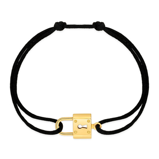 BRACELET CADENAS SUR CORDON GRAND MODÈLE