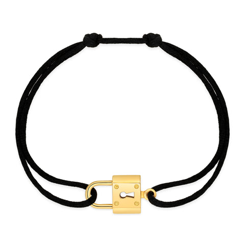 BRACELET CADENAS SUR CORDON GRAND MODÈLE