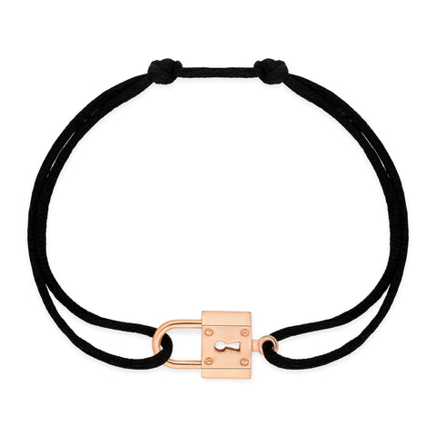 BRACELET CADENAS SUR CORDON GRAND MODÈLE