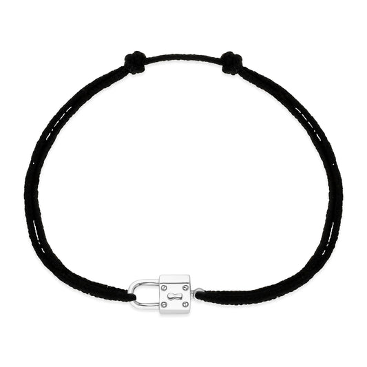 BRACELET CADENAS SUR CORDON PETIT MODÈLE