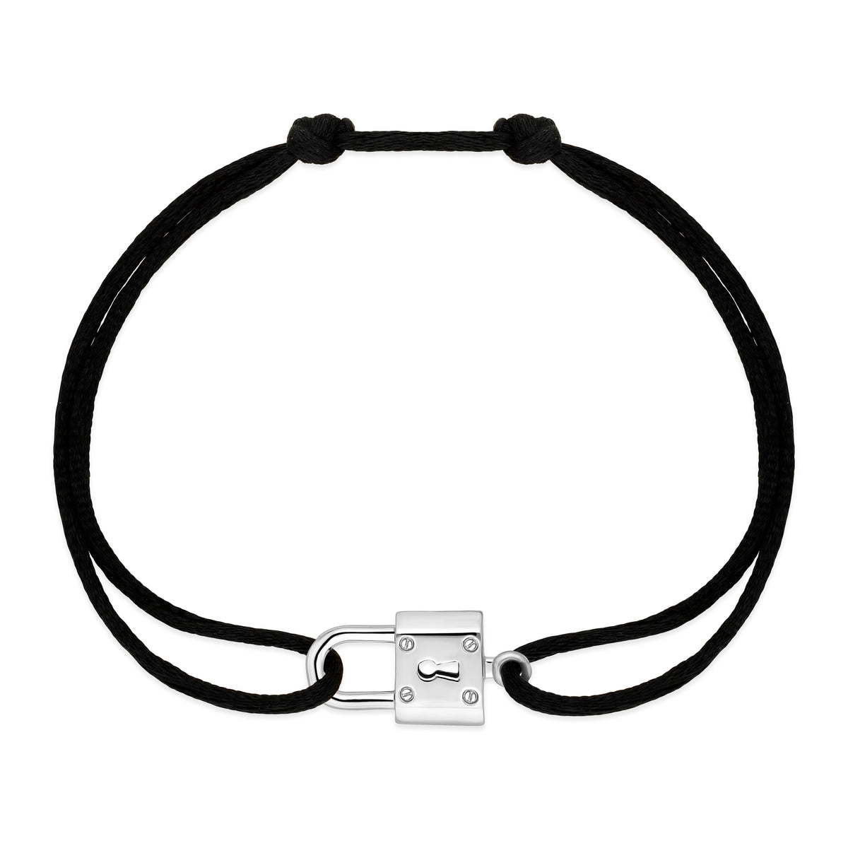 BRACELET CADENAS SUR CORDON MOYEN MODÈLE